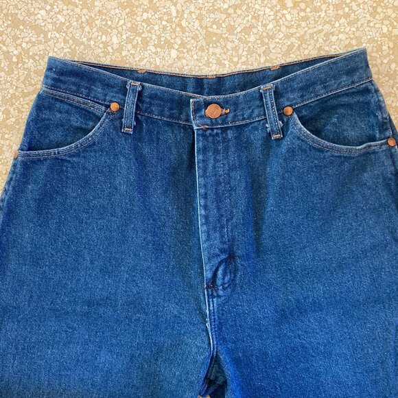 Wrangler Blue High Rise Vintage Jeans - Picture 3 of 4